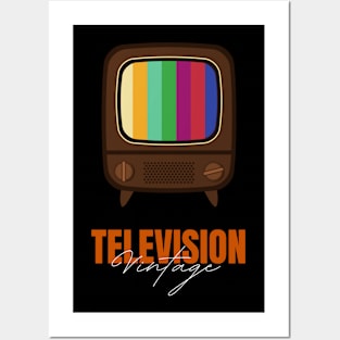 Retro television Posters and Art